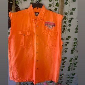 Sturgis Vest Motorcycle Orange Biker Vest